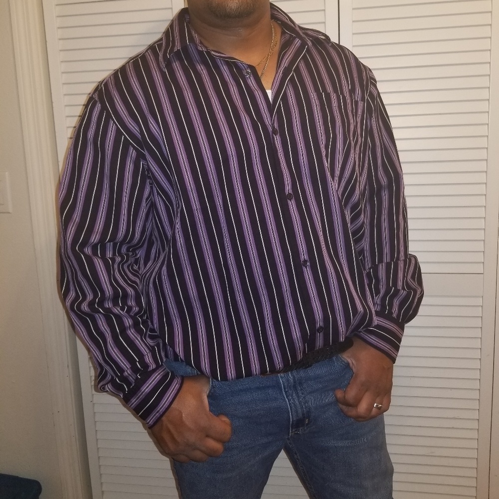 Fancy Claiborne button up long sleeve shirt